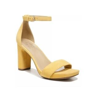 Naturalizer Women's Mari Golden Joy Block Heel Ankle Straps Sandals Size 7